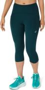 Asics Women's Road High Waist Capri Tight Saxon Green