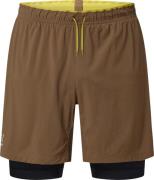 Haglöfs Men's L.I.M Tempo Trail 2-In-1 Shorts Teak Brown/true Black