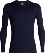 Icebreaker Men's 200 Oasis Long Sleeve Crewe Midnight Navy