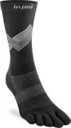 Injinji Run Lightweight Crew Black