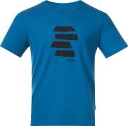 Bergans Men's Rabot Mount Wool Tee Dark Aqua Lagoon/dark Shadow Grey P...