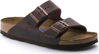 Birkenstock Unisex Arizona Oiled Nubuck Leather Soft Footbed Regular H...