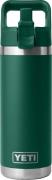 Yeti Rambler 532 ml Straw Bottle Black Forest Green