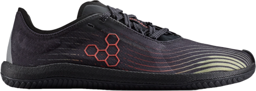 Vivobarefoot Men's Primus Flow Obsidian/Cherry Tomato