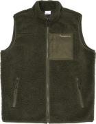 Knowledge Cotton Apparel Men's Teddy Fleece Vest  Forrest Night