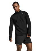 2XU Men's Ignition Hyper-Haptic 1/4 Zip Black/silver Reflective