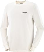 Salomon Men's Salomon Logo Long Sleeve Tee Whisper White