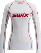 Swix Women's RaceX Classic Long Sleeve Bright White/Swix Red