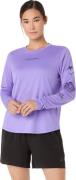 Asics Women's Fujitrail Logo Long Sleeve Top Amethyst