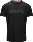 Aclima Men's LightWool 140 Classic Tee Logo Jet Black