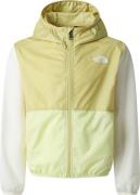 The North Face Girls' Cyclone Wind Jacket Pear/lemon Mist/white D