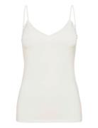 Pckate Lace Singlet Noos Toppi White Pieces