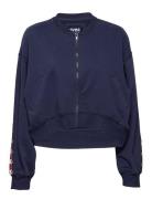 Violet Zip Sweat Bombertakki Blue Svea