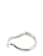 Alberte Organic Shape Ring Silver-Plated Sormus Korut Silver Pilgrim