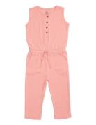 Rib Jersey Jumpsuit Jumpsuit Haalari Pink Copenhagen Colors