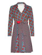 Dvf Dublin Wrap Dress Lyhyt Mekko Multi/patterned Diane Von Furstenber...