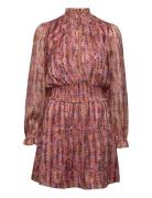 Vivida Printed Mini Dress Lyhyt Mekko Pink Dante6