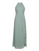 Vimilina S/L Maxi Dress/Su - Noos Maksimekko Juhlamekko Green Vila