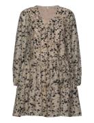 Gaura Dress Lyhyt Mekko Beige Second Female