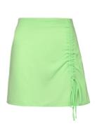 Onlnova Lux May Ruching Skirt Solid Ptm Lyhyt Hame Green ONLY