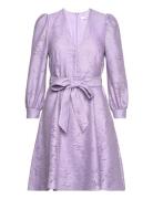 Mini Length Dress Lyhyt Mekko Purple IVY OAK