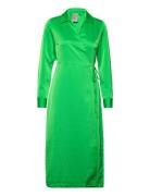 Yassigne Ls Midi Dress - Ca Maksimekko Juhlamekko Green YAS