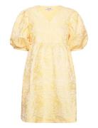Lotusina Dress Lyhyt Mekko Yellow A-View