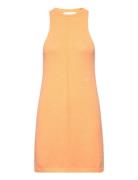 Knitted Tank Dress Lyhyt Mekko Orange Calvin Klein Jeans