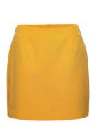 Danigz Mw Mini Skirt Lyhyt Hame Yellow Gestuz