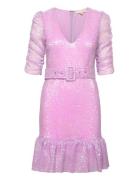 Sequins Mini Dress Lyhyt Mekko Pink By Ti Mo