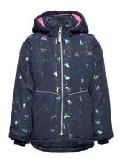 Nmfmaxi Jacket Foil Aop Noos Parka Takki Navy Name It