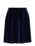 Vikatja Hw Short Velvet Skirt/Ka Lyhyt Hame Navy Vila