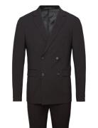 Plain Db Mens Suit - Normal Lenght Puku Black Lindbergh