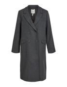Objblaza L/S Coat Noos Outerwear Coats Winter Coats Grey Object