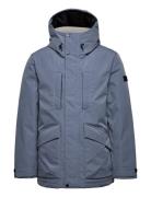 Recycled: Jacket With Down Filling Parka Takki Blue Esprit Casual
