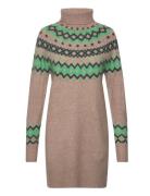 Fqmerla-Dress Lyhyt Mekko Brown FREE/QUENT