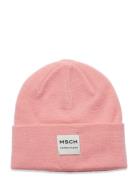 Mschmojo Logo Beanie Accessories Headwear Beanies Pink MSCH Copenhagen