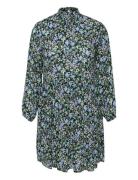 Kcmiana Ami Dress Printed Lyhyt Mekko Blue Kaffe Curve