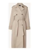 Angelina Lyocell Blend Trench Coat Trenssi Takki Beige Lexington Cloth...