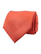 Solid Silk Tie Solmio Kravatti Orange Portia 1924