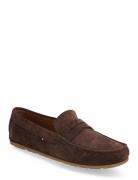 Casual Hilfiger Suede Driver Loaferit Matalat Kengät Brown Tommy Hilfi...