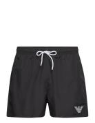 Mens Woven Boxer Uimashortsit Black Emporio Armani