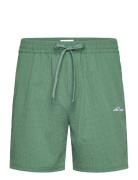 Stan Seersucker Swim Shorts 2.0 Uimashortsit Green Les Deux