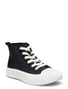 Dakota Canvas & Suede High-Top Sneaker Korkeavartiset Tennarit Black L...