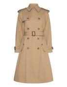 Double-Breasted Twill Trench Coat Trenssi Takki Beige Polo Ralph Laure...