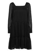 Lula Dress Polvipituinen Mekko Black Just Female