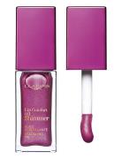 Lip Comfort Oil Shimmer Huulikiilto Meikki Purple Clarins
