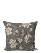 Cushion Cover Flower Linen, 50X50Cm Home Textiles Cushions & Blankets ...