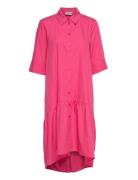 Avaligz Ss Dress Polvipituinen Mekko Pink Gestuz