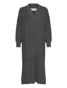 Eminakb Knit Dress Polvipituinen Mekko Grey Karen By Simonsen